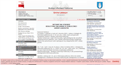 Desktop Screenshot of bip.labiszyn.pl