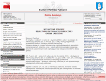 Tablet Screenshot of bip.labiszyn.pl